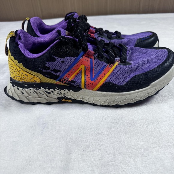 New Balance Fresh Foam Hierro V7 Shoes Mens Size 11 Purple Trail Running Vibram